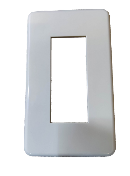 Jimbo 3 Gang Plate for Classic in sleek white design for electrical switch installations