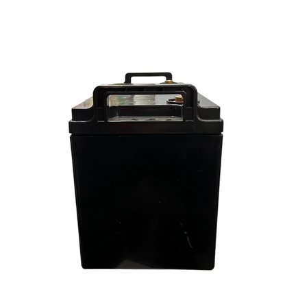 JSL 12V 100AH Lead Acid Battery black rectangular with handle for power storage