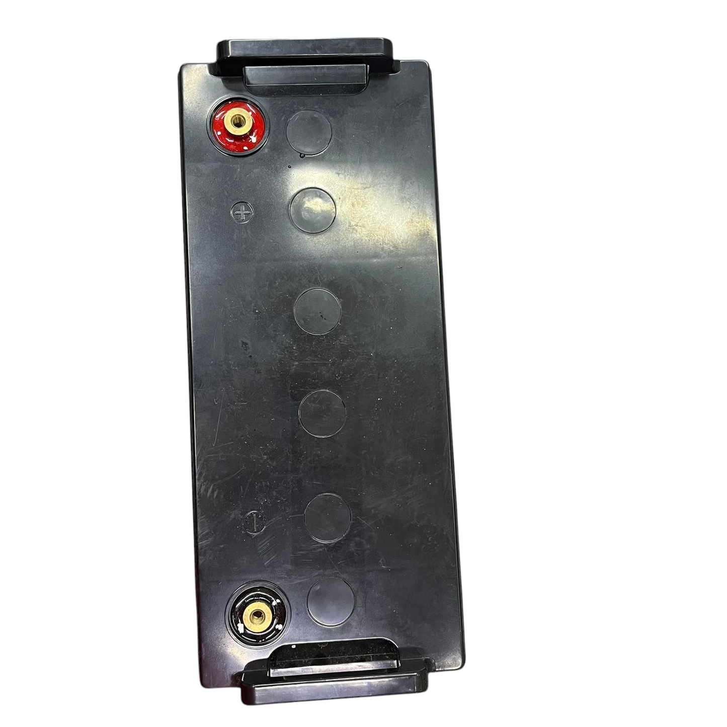 JSL 12V 100AH Lead Acid Battery black rectangular design with red and black terminals