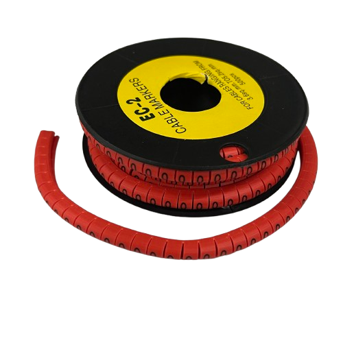 Grippes 500pcs Cable Marker Red for organized cable management and identification