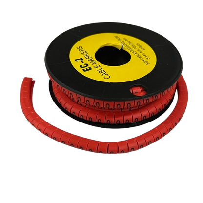 Grippes 500pcs Cable Marker Red for organized cable management and identification