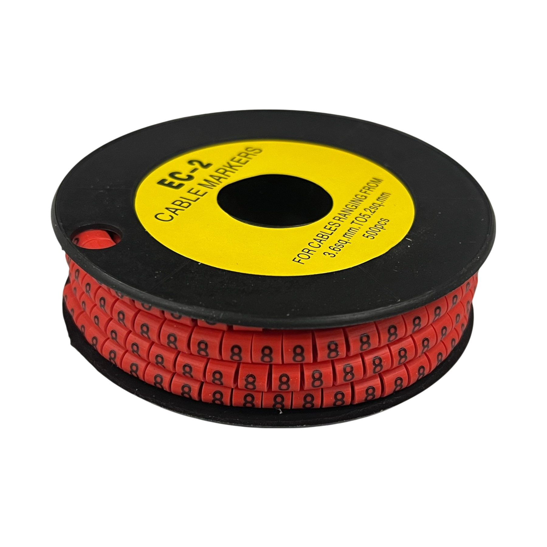 500pcs Cable Marker Red - 8 for organizing and labeling cables easily and efficiently