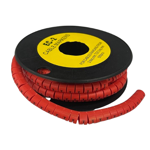 500pcs Cable Marker Red for organized cable management and easy identification in electronic setups