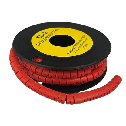 500pcs Cable Marker Red for organized cable management and easy identification in electronic setups