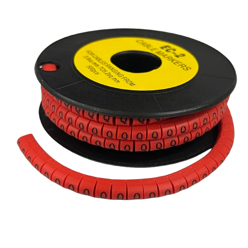 Grippes 500pcs Cable Marker Red for efficient cable management and organization