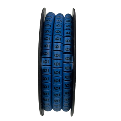 Grippes Cable Marker Blue - 6 for organized and easy cable identification in various setups