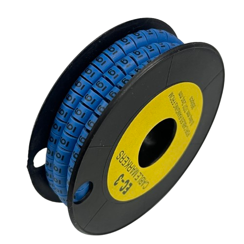 Grippes Cable Marker Blue - 6 for organized and efficient cable management solutions