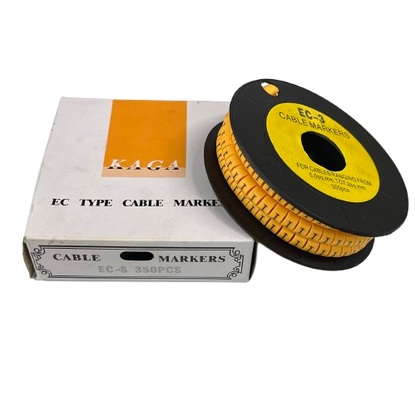 Grippes Cable Marker - I Yellow spool of EC-3 cable markers 350pcs for wire identification