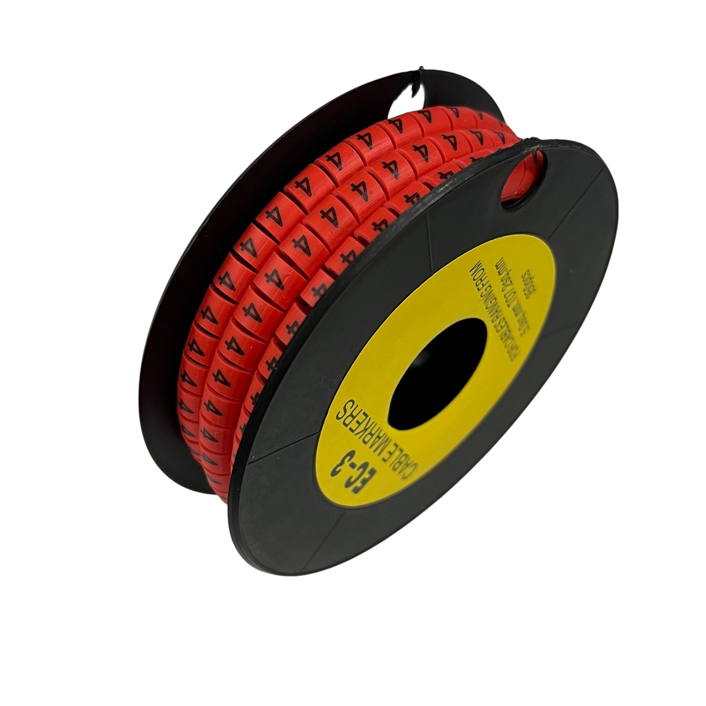 Grippes Cable Marker Red - 4 350pcs on a spool for efficient cable organization and identification