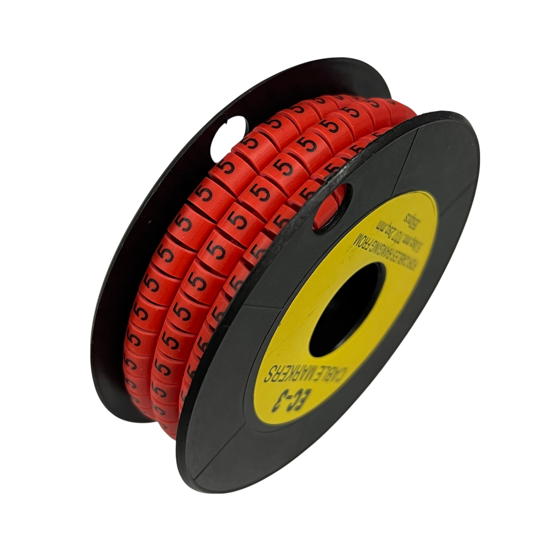 Grippes Cable Marker Red - 5 350pcs on a spool for organized cable management