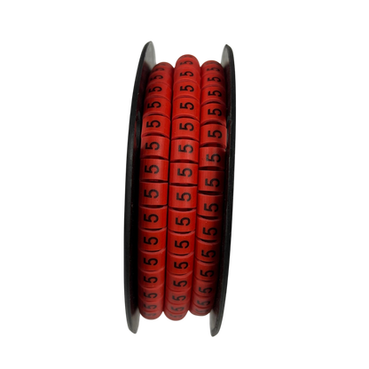 Grippes Cable Marker Red - 5 350pcs on a spool for organizing electrical cables