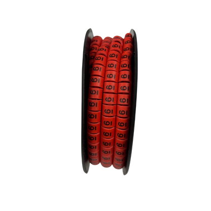 Cable Marker Red - 6 350pcs for organizing and identifying cables easily and efficiently