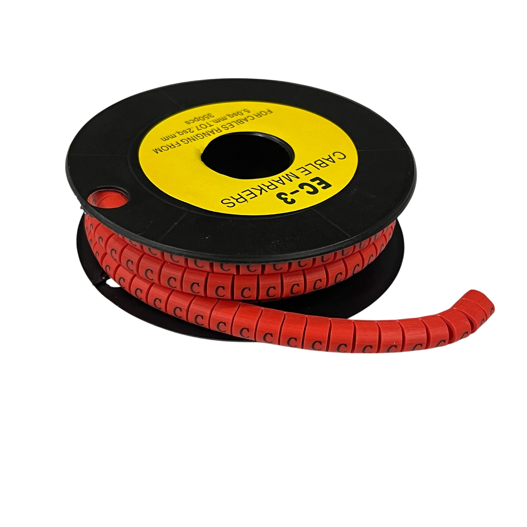 Grippes Cable Marker Red - C. Durable label for organized cable management solutions