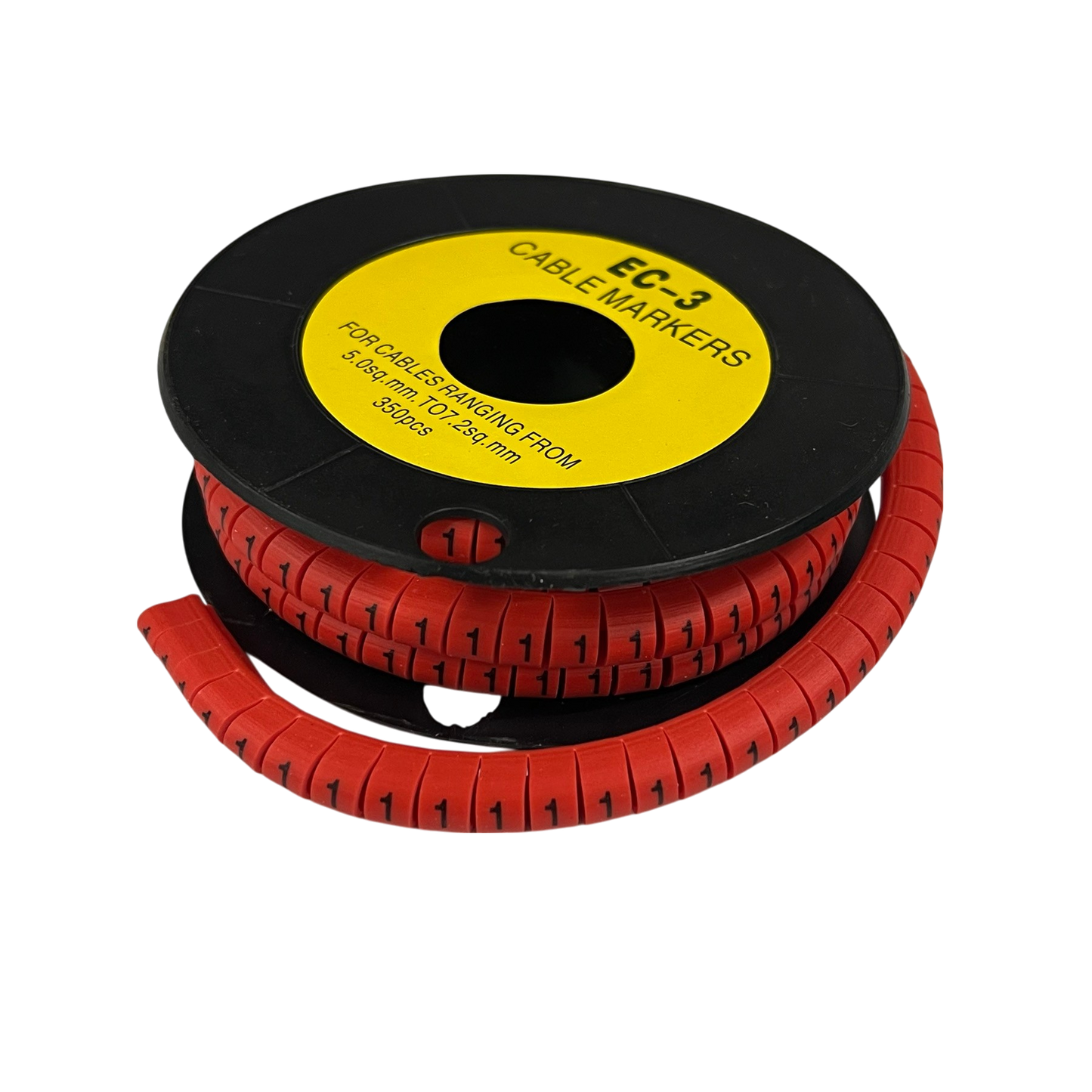 Grippes Cable Marker Red - 1 - 350pcs for effective cable organization and management