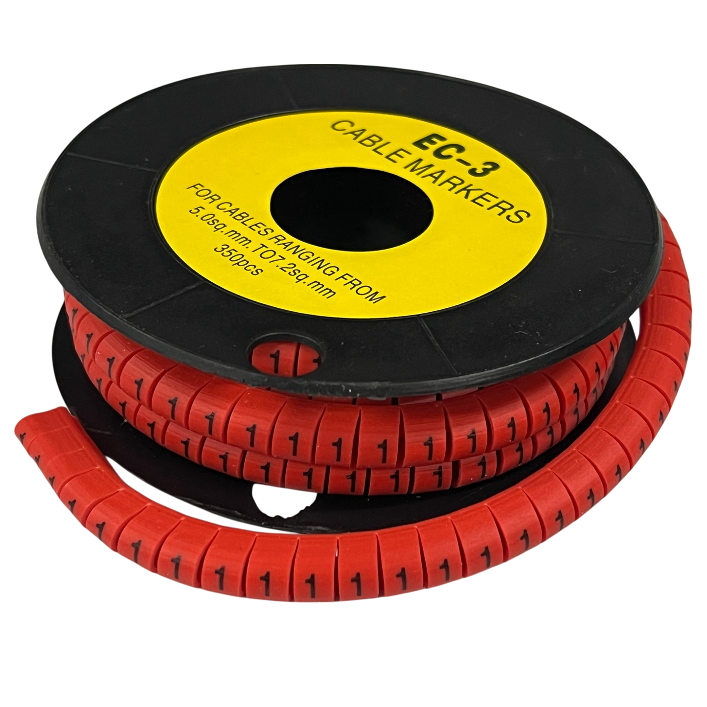 Grippes Cable Marker Red - 1 - 350pcs for organizing and identifying cables efficiently