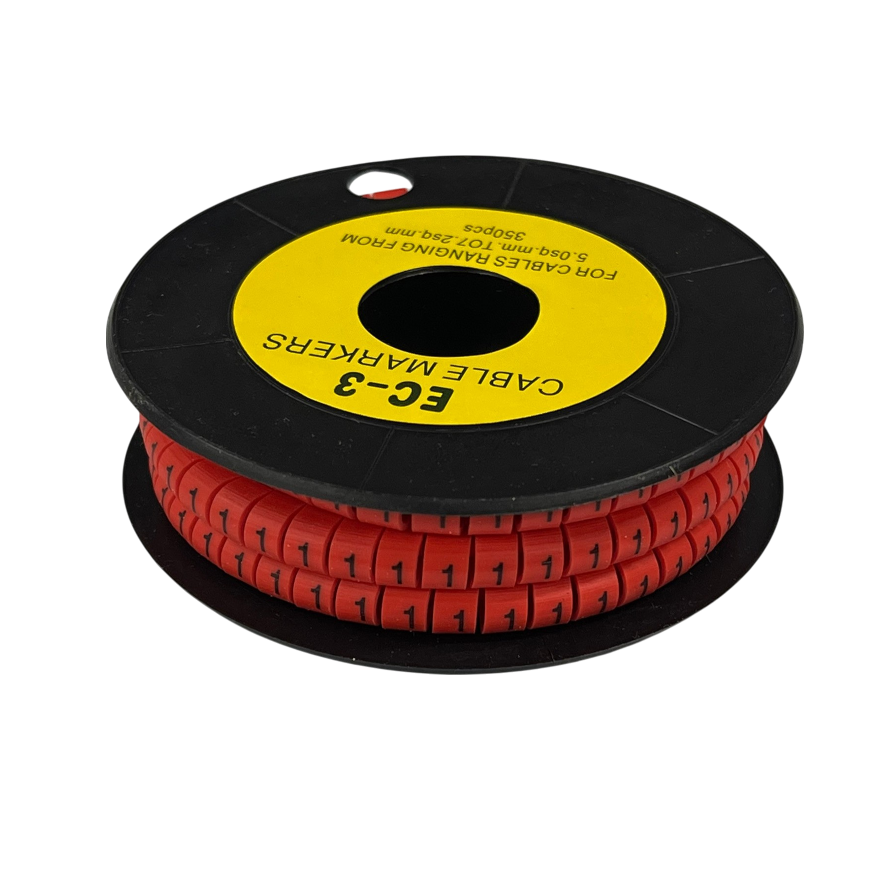 Grippes Cable Marker Red - 1 - 350pcs for efficient cable management and organization