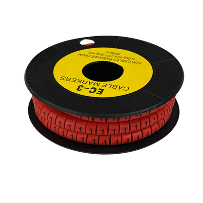 Grippes Cable Marker Red - 1 - 350pcs for efficient cable management and organization