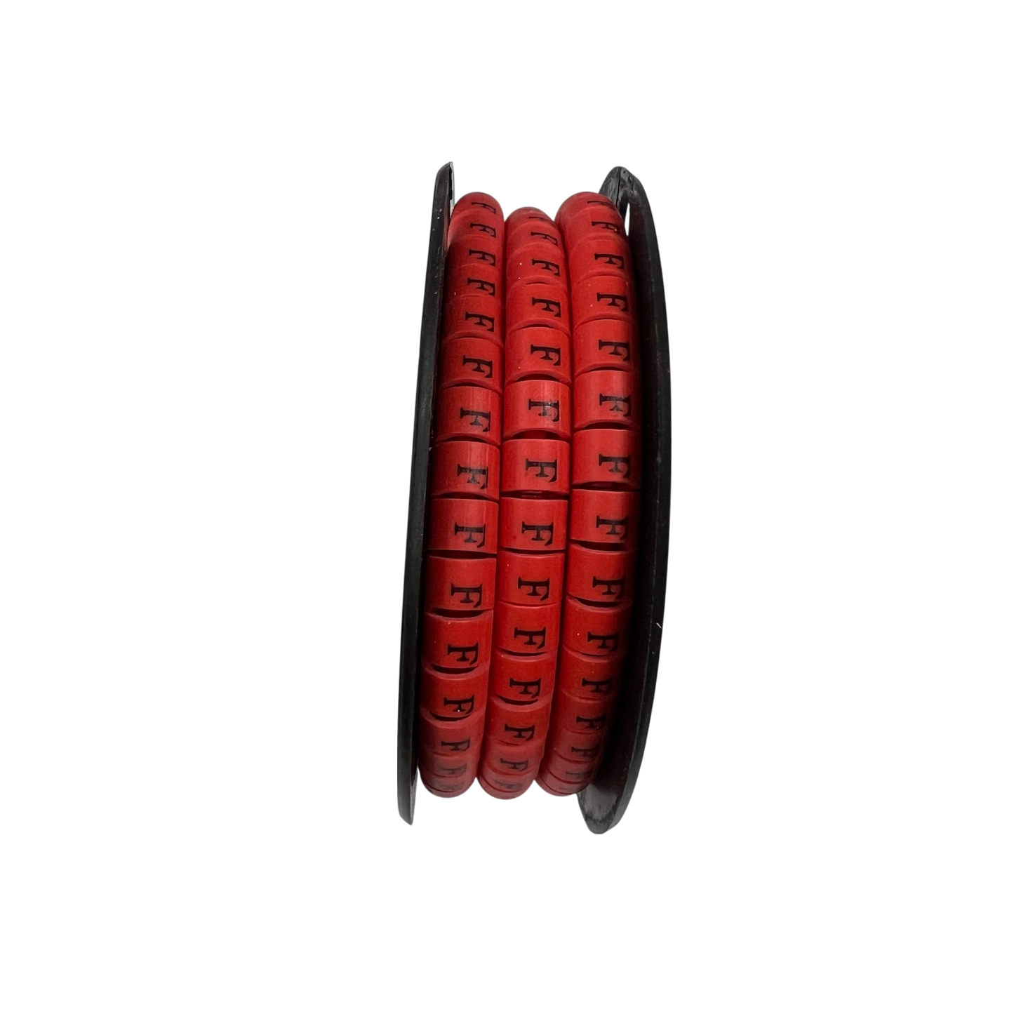 Grippes Cable Marker Red - F on a spool for effective cable management and organization