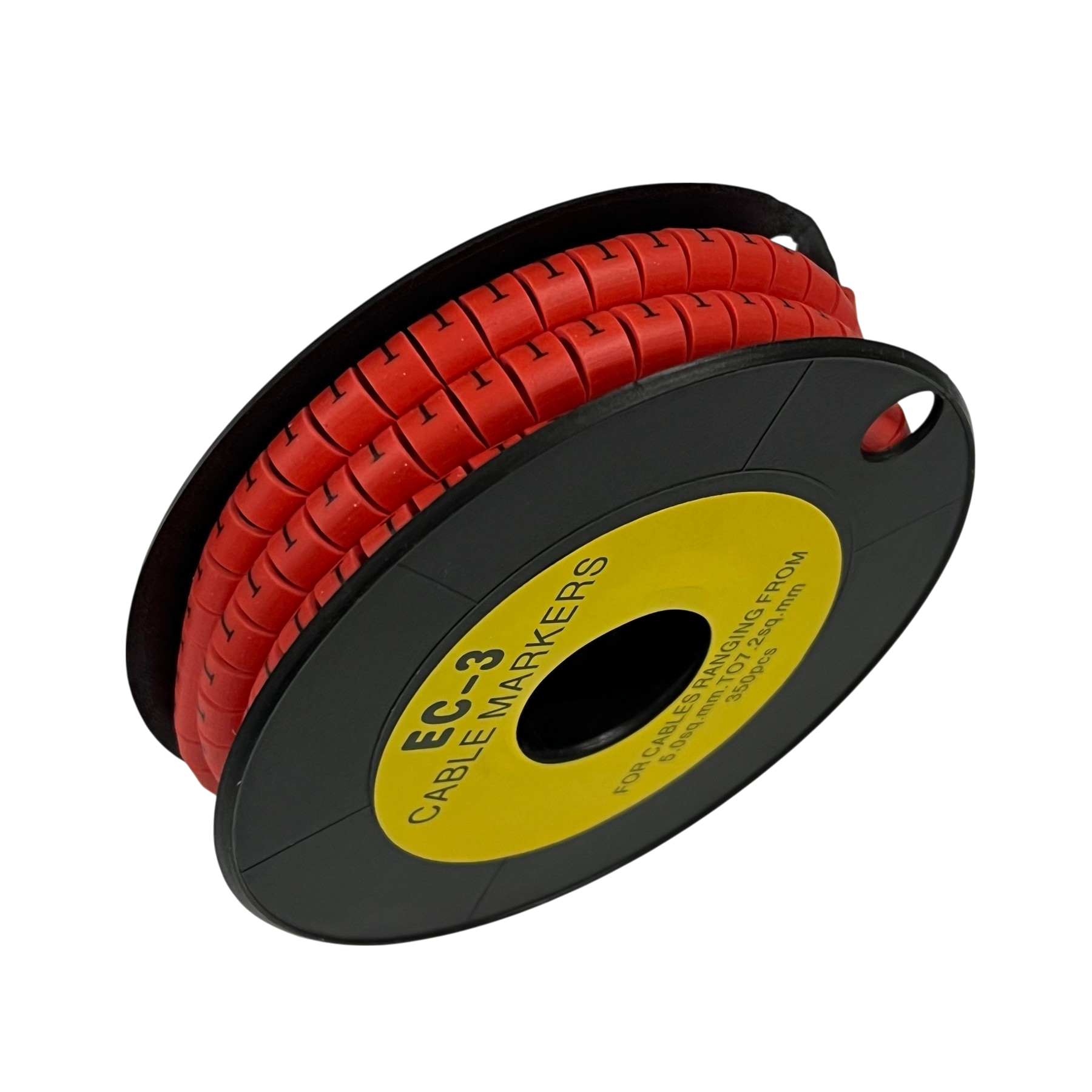 Grippes Cable Marker Red - I on a spool for organized cable management solutions