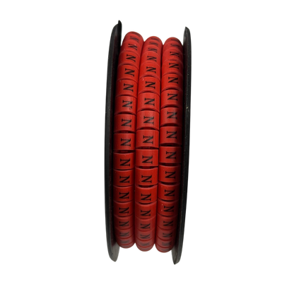 Grippes Cable Marker Red - N for organizing and identifying cables easily