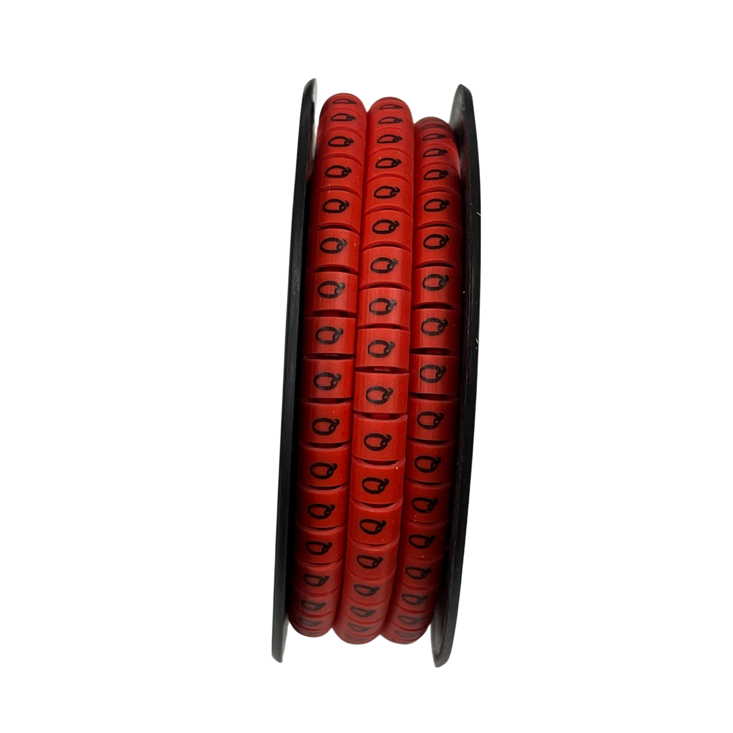 Grippes Cable Marker Red - Q on a reel for easy identification and organization of cables