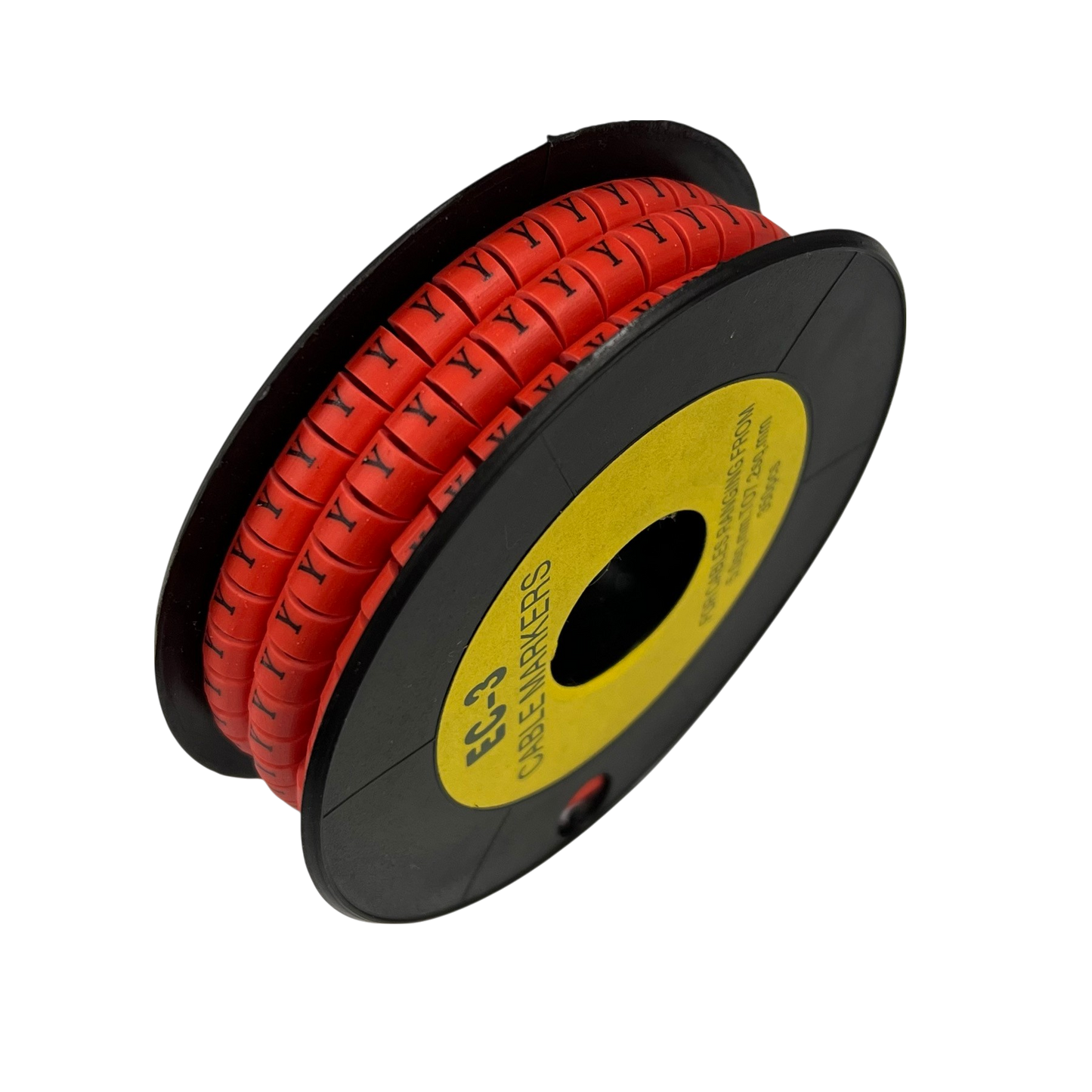Grippes Cable Marker Red - Y on a spool for effective cable management and organization