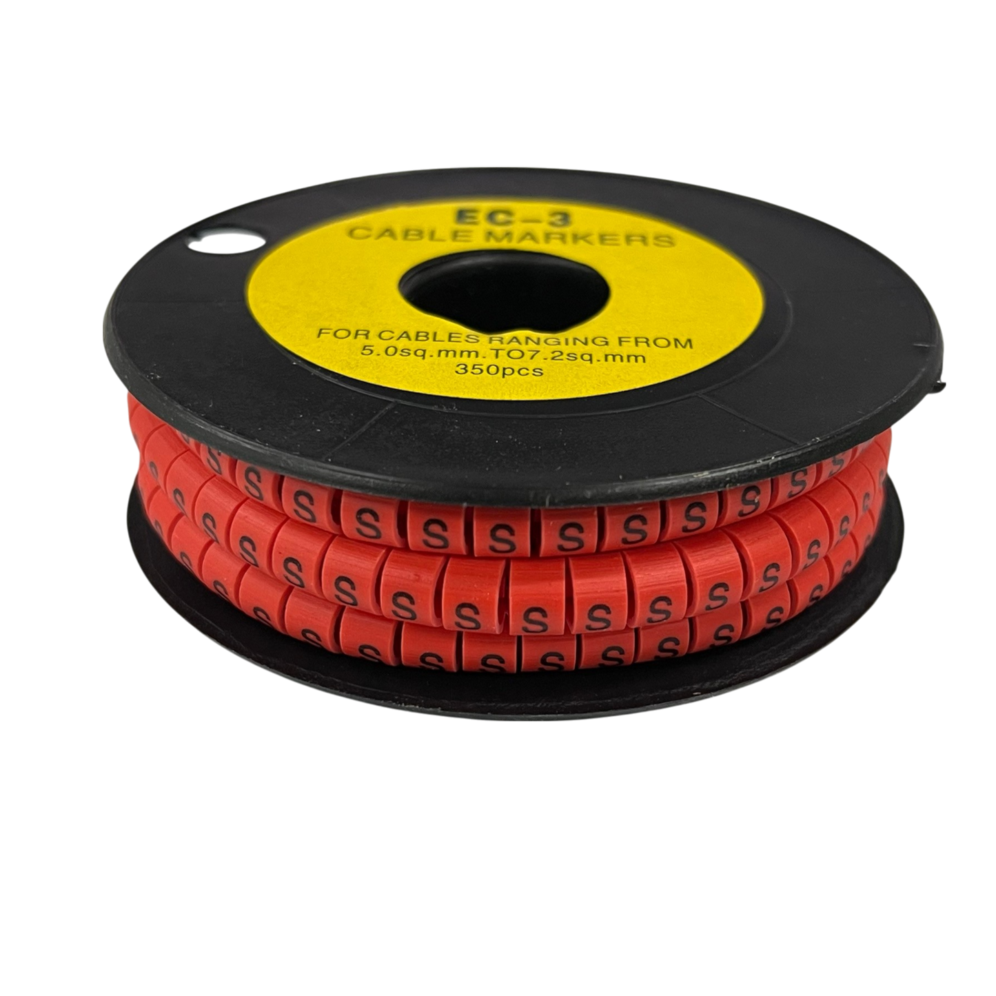 Grippes Cable Marker S - Red on spool with 350 pieces for cable labeling and organization