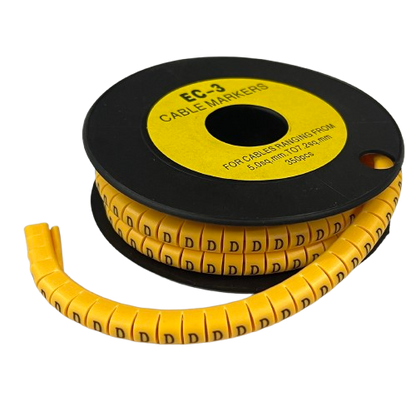 Grippes EC-3 cable marker 350PCS on a spool for organizing various cable sizes
