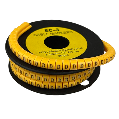 Grippes EC-3 cable marker 350PCS on a spool for organizing cables from 5.0mm to 28mm