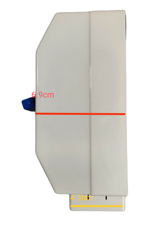 Koten 100A 2Pole Circuit Breaker with Enclosure in white with compact design and blue latch