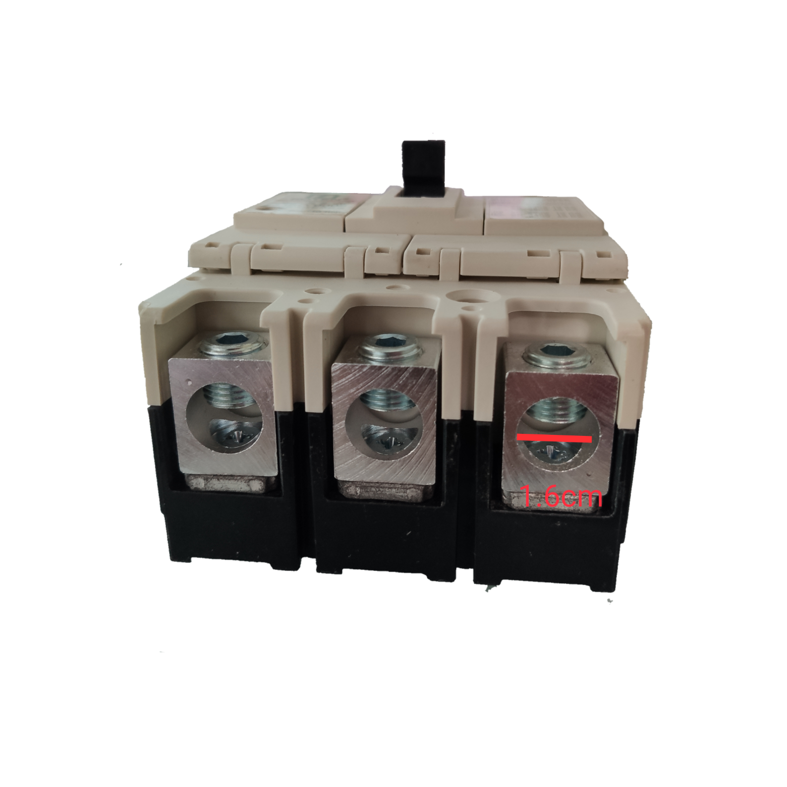 Koten 150A Molded Case Circuit Breaker with three-pole design and sturdy metal terminals