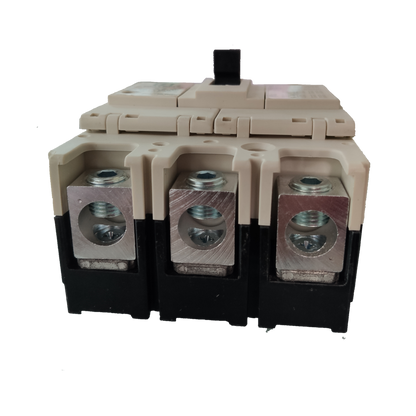 Koten 150A Molded Case Circuit Breaker with three metal terminals and beige casing