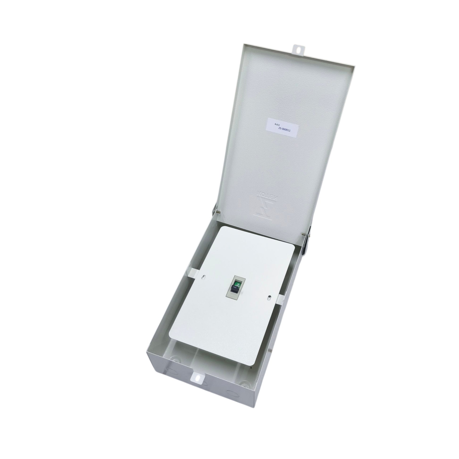 Koten 175A 2P MCCB weatherproof circuit breaker with a durable metal enclosure