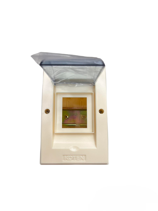 Koten 2 Ways PVC Nema 1 for Miniature electrical circuitry part with protective transparent cover