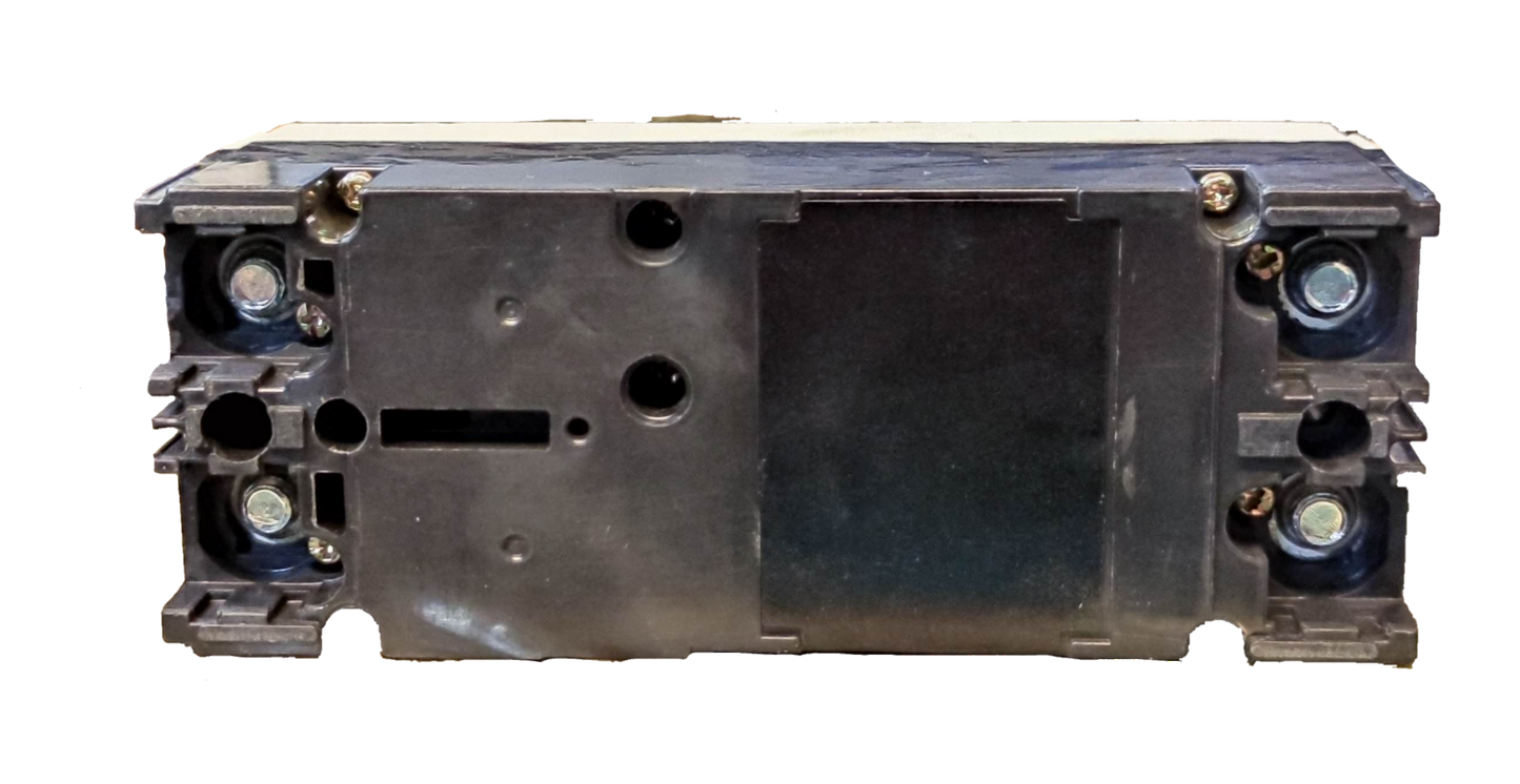 75A industrial circuit breaker by Electx Electrical Supply showing front view with mounting holes and connection points