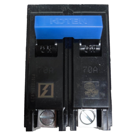 Koten 70A 2 Pole 10KAIC 220V Circuit Breaker Single Phase Plug-in HPH-P70A2P For Safety Overload Easy Installation