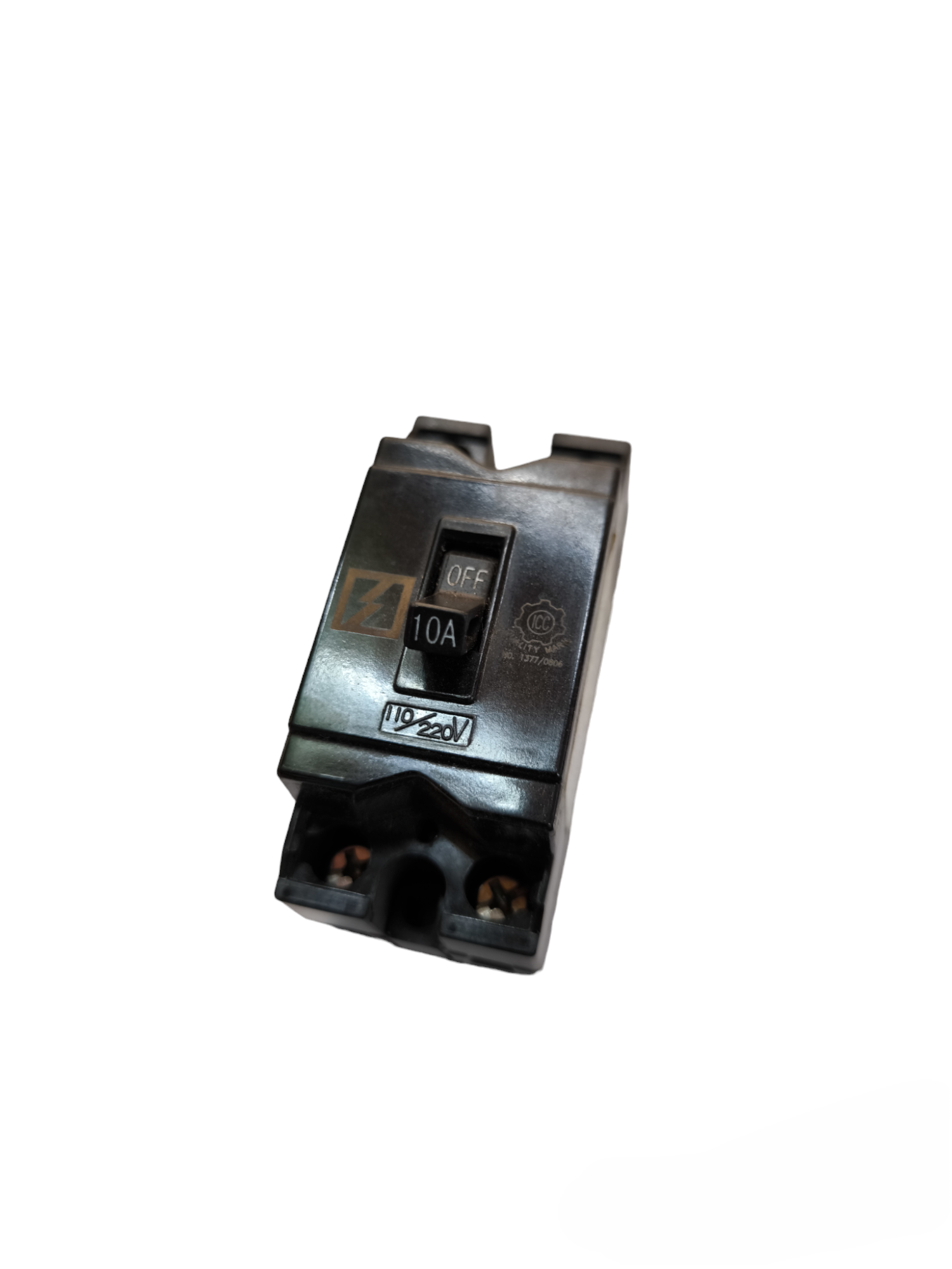 Koten miniature circuit breaker with 10A rating black electrical component for safety control