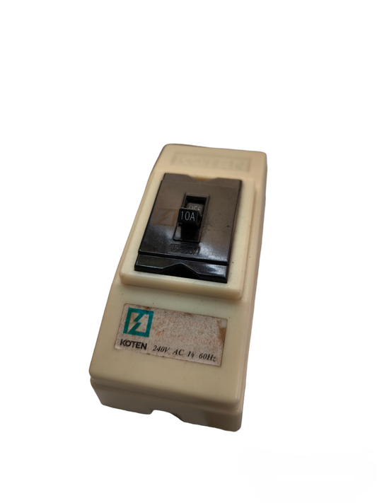 Koten miniature circuit breaker with 10 amp switch for electrical protection