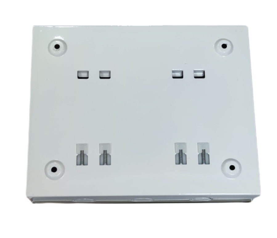 Koten MTS 2 pole circuit breaker housing in white with multiple switch mountings