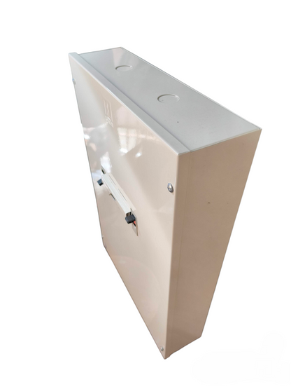 Koten MTS 250A circuit breaker in beige casing with two mounting holes for electrical installations