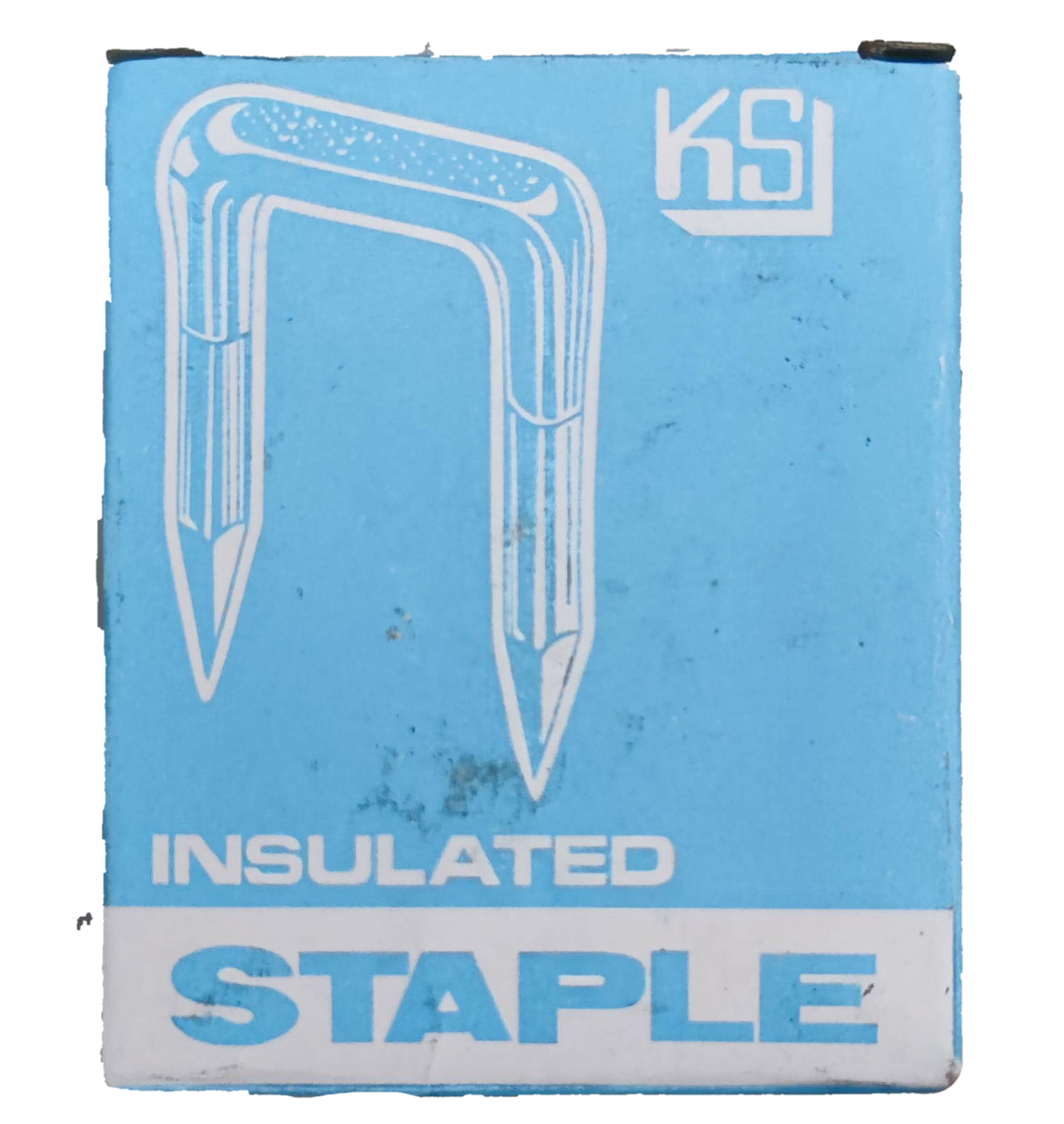 KS insulated staple box for cable management featuring Insulated Staple Approximated design