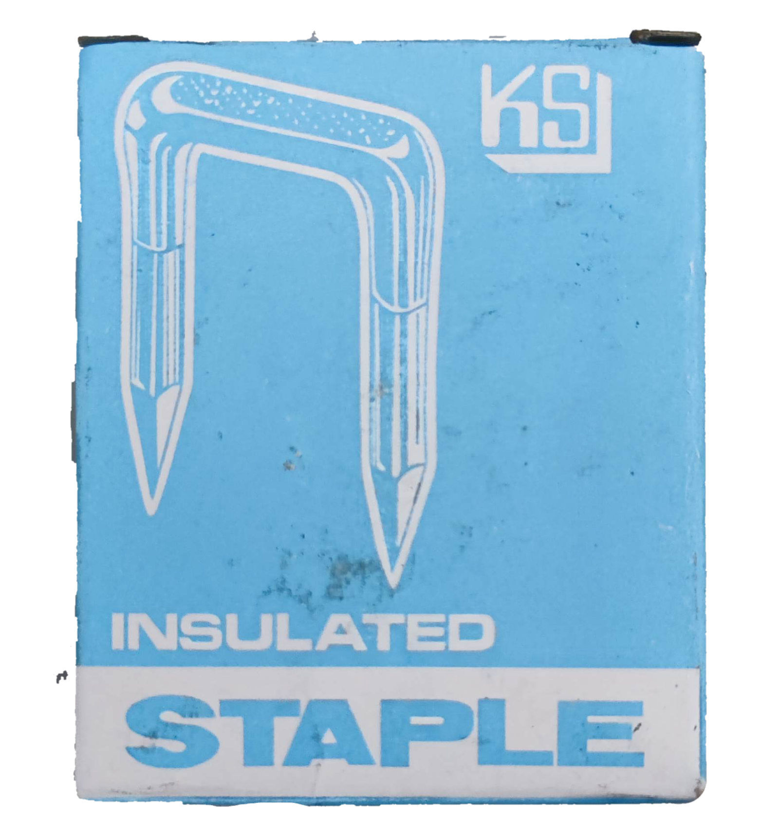 KS insulated staple box for cable management featuring Insulated Staple Approximated design