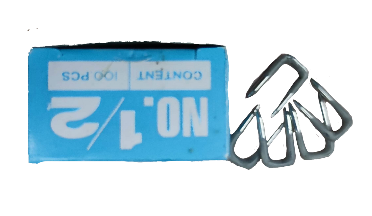 KS insulated staple approximated box with metal cable management staples for securing wires