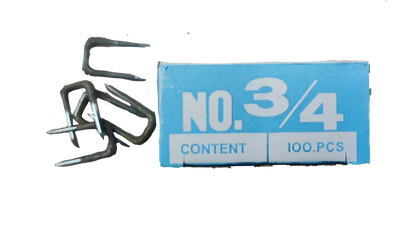 KS insulated staple approximated cable management staples in size 3/4 with 100 pieces in box