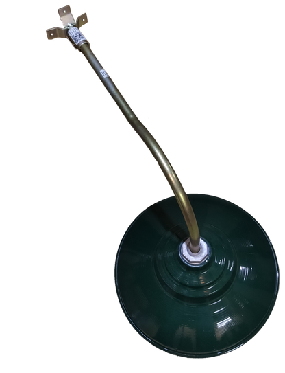 Amco 12 inch green lamp cover with E27 socket offering durable lighting installation accessory