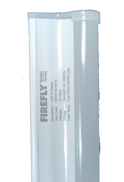 Firefly LED Batten Tube 16W T-5 Cool White with energy-efficient lighting for indoor spaces
