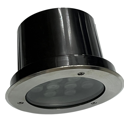 12W LED Pool Lights 12VDC with stainless steel trim for underwater pool lighting