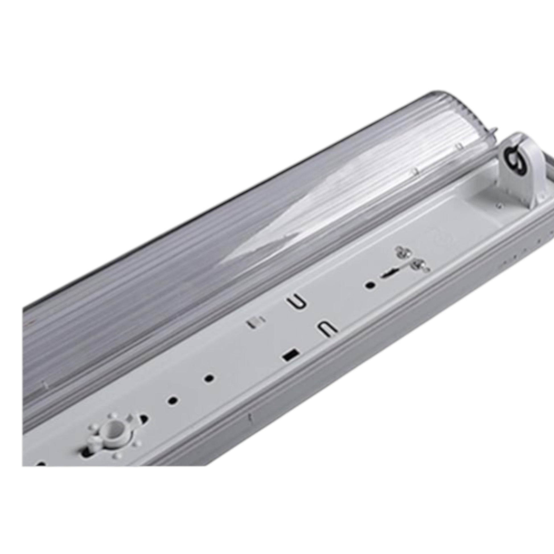 FSL LED Weather-Proof Lamp T8 18W with durable casing and clear protective cover