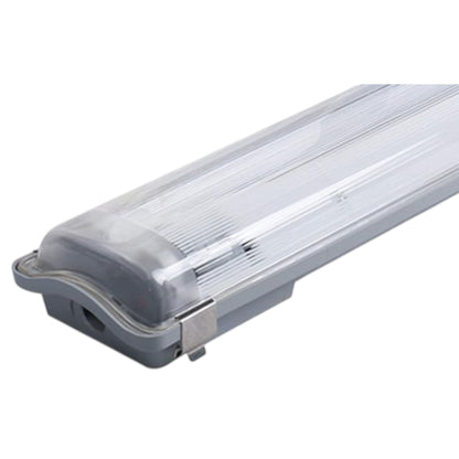 FSL LED Weather-Proof Lamp T8 2X9W 180-265V with durable clear cover and secure mounting clips