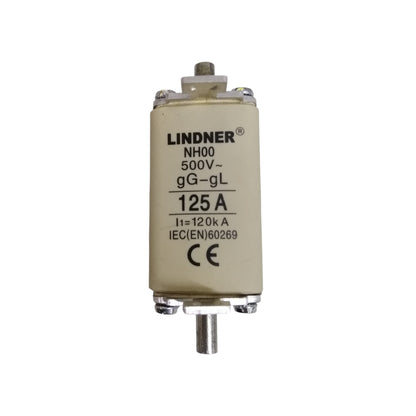 Linder 125A gG-gL NH-Type Fuse Link electrical component rated 500V with CE certification